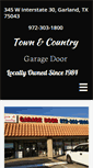 Mobile Screenshot of garagedoorpartsales.com